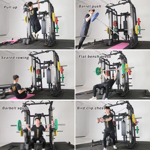 Attrezzatura da <span class=keywords><strong>Palestra</strong></span> Multifunzionale Unisex, Macchina Smith Multistazione, Attrezzatura <span class=keywords><strong>per</strong></span> Allenamento Funzionale Domestico in Offerta - Product Image 5