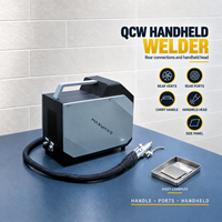Soudeuse laser à fibre de bureau QCW avec torche portative flexible pour la soudure de tôles fines