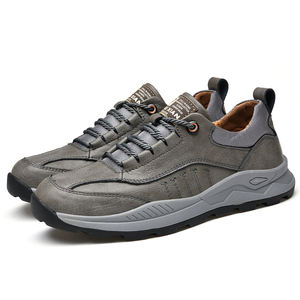 Zapatos de Hombre de Cuero Italiano, Zapatos Planos Cómodos para Caminar, Zapatillas Deportivas Casuales para Exteriores, Zapatos de Trekking para Hombre 2021 - Product Image 2