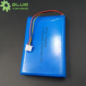 קיבולת גדולה כוח נייד ליתיום סוללה 2-856090 12000mah 3.7V 12AH חבילה