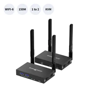 Wireless HDMI Extender Plug and Play KVM 200m HDMI trasmettitore ricevitore supporto HD 1080P Video e Audio digitale per PC portatile