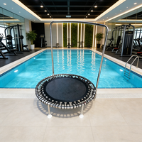 Trampoline aquatique commercial en acier inoxydable à pattes d'araignée, équipement de fitness aquatique sécurisé, rebondisseur pour la thérapie sous-marine pour adultes
