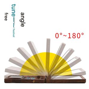 Boîte à aquarelle de voyage en <span class=keywords><strong>bois</strong></span> de noyer portable avec support trépied, boîte à peinture à angle réglable pour le dessin en plein air - Product Image 2