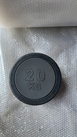 Musculation 5-110lb Fitness Accessoires Musculation En Gros Stocké Tête Ronde Haltère En Caoutchouc pour La Maison