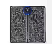 Masseur de pieds électrique vibrant avec coussin de massage simulé pour un massage profond et soulager la fatigue
