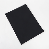 Carton coloré A4 180g en gros, 50x70cm, carton noir pur pour le dessin des enfants