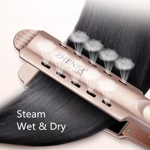 <span class=keywords><strong>Plancha</strong></span> plana seca y húmeda al por mayor Etiqueta Privada placa ancha rápida alisar <span class=keywords><strong>plancha</strong></span> de <span class=keywords><strong>pelo</strong></span> - Product Image 2