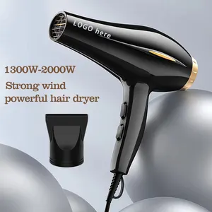 Pengering rambut 2000W, pengering rambut cepat kering 130000rpm kuat kecepatan tinggi untuk rumah hotel luar ruangan