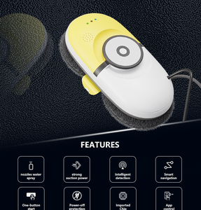 Strumento per la <span class=keywords><strong>Pulizia</strong></span> delle Finestre Multiuso Huidi con Pianificazione Intelligente del Percorso, Batteria di Riserva da 20 Minuti, Protezione Efficiente e Resistente <span class=keywords><strong>ai</strong></span> Graffi - Product Image 3