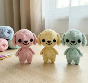 Jouets pour chiens en forme d'animaux mignons, en tissu de coton crocheté à la main, rembourrés de coton PP, cadeaux d'<span class=keywords><strong>anniversaire</strong></span> et de fêtes pour enfants, personnalisables, anti-stress - Product Image 2