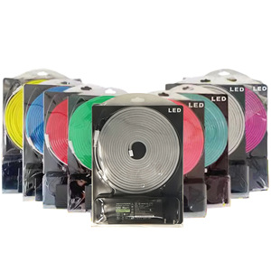 Bande lumineuse néon flexible 5050 nouvelle génération sans colle, 60D 120D, 13 couleurs, LED - Product Image 1