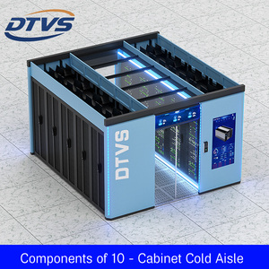 DTVS Custom Prefabricated 40HQ <strong>Data</strong> Center Solution China Factory Modular IT Room 19 Inch Cabinet Cold Aisle MetaRow Equipment - Product Image 2