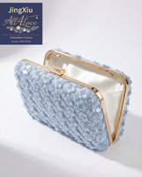 Tissu en dentelle à paillettes 3D florales en maille 100 % polyester noir, bleu, beige, rose, blanc pour la confection de robes et la décoration
