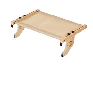 Hamaca de madera para gatos, rectangular, transpirable, cama para mascotas, tamaño pequeño - Product Image 1