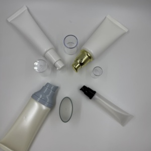 Tùy chỉnh rỗng tùy chỉnh bao bì mỹ phẩm PE ống nhựa bù đắp in chăm sóc da 5ml-120ml với bơm - Product Image 3