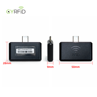 Lector y Escritor RFID UHF GYRFID 860-960mhz para Teléfono Móvil Android, ISO18000-6C, USB Tipo-C, Plug and Play