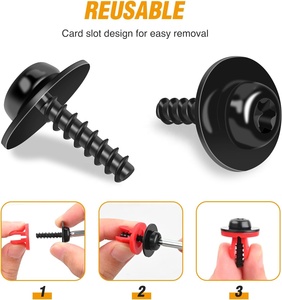 30개 범용 자동차 금속 패스너 클립 자동차 바디 트림 리벳 모음 키트 - Product Image 4
