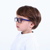Lunettes optiques de créateur pour enfants 2026, anti-lumière bleue, monture ronde TR90, bleu et rose, nouveau style, vente chaude