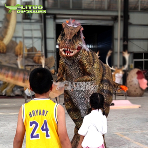Hot bán cuộc sống-kích thước cơ khí với lông T-REX khủng long phù hợp với con rối - Product Image 4