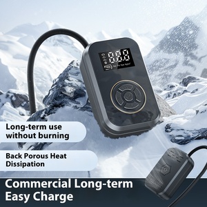 Xách tay xe không dây máy bơm không khí đa chức năng khẩn cấp điện thoại di động ngân hàng điện nhảy khởi động Inflator xe máy bơm không khí - Product Image 3