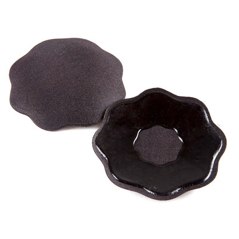 colorful Black Plum Blossom Nylon Breast Pad with