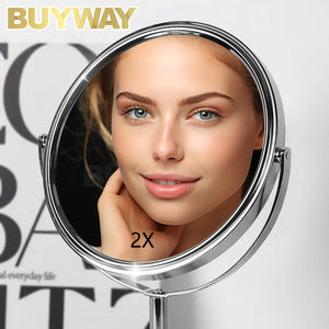 Miroir de maquillage double face avec grossissement à 360 degrés 20X Hôtel Mode Salle de bain Miroir cosmétique Table debout Miroirs de beauté - Product Image 4