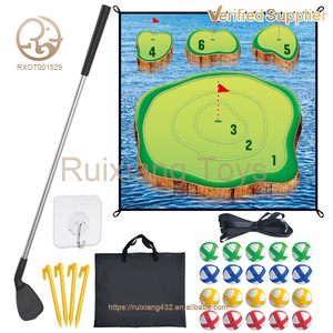 Ensemble de jeu de golf collant intérieur/extérieur pour adultes et enfants tapis de jeu d'écaillage pour jardin de jardin jouet de golf - Product Image 5