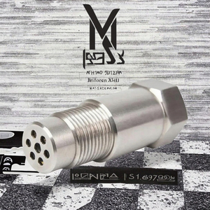 Adaptador de Sensor de Oxígeno O2 <span class=keywords><strong>Cel</strong></span> M18X1.5, Adaptador Eliminador de Acero Inoxidable, Barra Escalonada de 6 cm con Tornillo para Uso Universal - Product Image 4