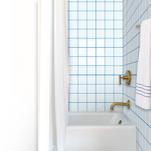 Hotsale Kitchen Home-DIY <strong>Wall</strong> Sticker Tile Stickers Blue Nine Palace <strong>Grid</strong> Waterproof 3d <strong>Wall</strong> Moulding Stickers - Product Image 5