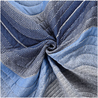 Tissu rafraîchissant au toucher au design moderne Tissu de protection de matelas imperméable et respirant Tissu jacquard tricoté pour matelas