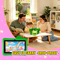 Nouvelle tablette pour enfants YPORANGE de 7 pouces, tablette pour enfants dinosaure, écran IPS 1024*600, processeur quadricœur MTK6737, 2 Go + 16 Go de stockage, Android