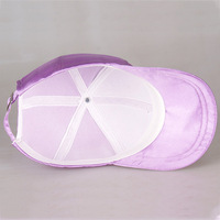 E947 Topi Matahari Musim Panas Kustom Pria Wanita Topi Bisbol Olahraga Luar Ruangan Pantai Topi Baseball Satin Polos Warna Polos Sutra