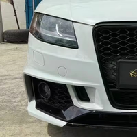 Grille ABS pour pièces automobiles, cadre de phare antibrouillard, style sport, cache de phare antibrouillard, grille de phare antibrouillard pour Audi A4 B8 2008-2012