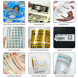 Etiquetas Adhesivas de Papel Recubierto Duradero Personalizadas y Pegatinas para Botellas de Bebidas y Etiquetas de Precios - Product Image 3