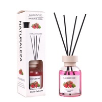 Diffuseur de parfum en verre coloré vide pour aromathérapie, avec couvercles en plastique, pour la maison, les toilettes et les salles de bain