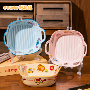 Assiette à dîner en céramique <span class=keywords><strong>de</strong></span> dessin animé Disney, <span class=keywords><strong>plaque</strong></span> à pâtisserie pour la maison, les fêtes, le <span class=keywords><strong>bureau</strong></span> et cadeau <span class=keywords><strong>de</strong></span> Noël - Product Image 6