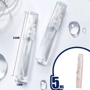 Empty 2ML Glass <b>Spray</b> <b>Bottle</b> Small Refillable Fragrance <b>Mini</b> Samples Perfume <b>Bottle</b> Wholesale 100pcs Screen Printing - Product Image 2