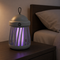 Lampe anti-moustiques à lumière violette, raquette électrique anti-moustiques, piège à insectes mural ou sur pied pour chambre à coucher