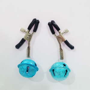 Morsetti per capezzoli con campanelli per coppie, sex toy, forniti dal produttore - Product Image 2