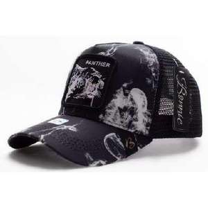 Cappello Trucker Benthe in Tessuto a Rete, Regolabile, 6 Pannelli, Casual, Traspirante, Impermeabile, con Ricamo Frontale, Primavera-Estate, Unisex per Adulti - Product Image 1