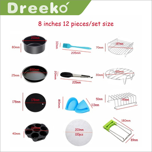Accessoires 7 pouces/8 pouces pour <span class=keywords><strong>Philips</strong></span>/GOWISEUSA/COZYNA/COSORI/Ninjia et toutes les friteuses à air 3.7QT à 5.80T - Product Image 2