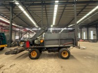 Broyeur mobile multifonctionnel à disques pour pailles, à transfert libre, pour la broyage multi-zones de tiges de coton et de feuilles de canne à sucre