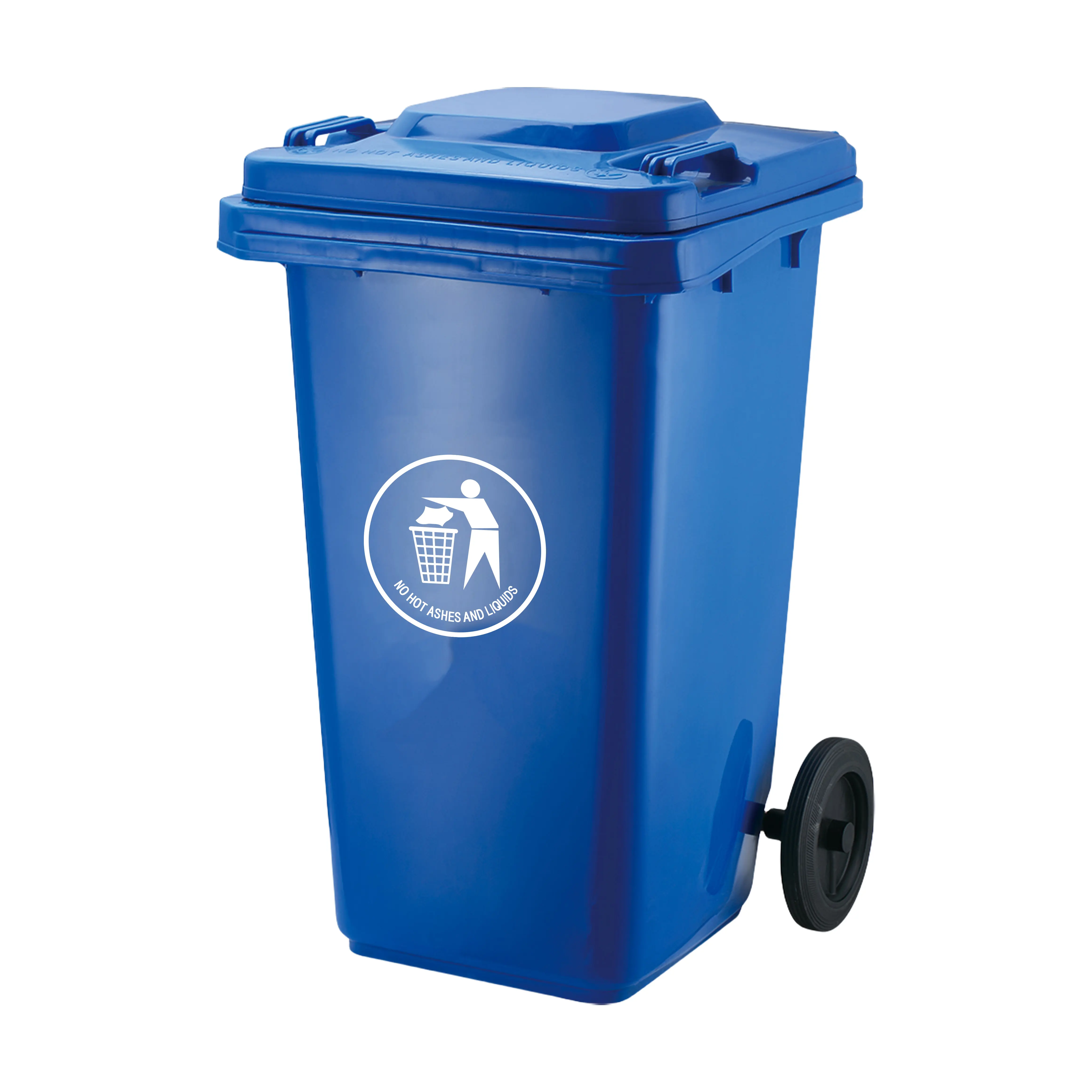 Contenedores de basura de 100 litros, contenedores de basura con ruedas
