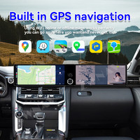 ZWNAV Double écran 12,3 pouces pour TOYOTA Land Cruiser Prado 2021-2025 Lecteur multimédia de voiture Radio stéréo Audio Style Android GPS Navigation