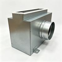Diffuseur linéaire en aluminium flexible sur mesure, avec boîtier isolé, pour installation murale