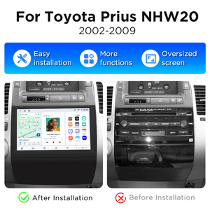Junsun Android Carplay <b>Bluetooth</b> Car Radio for Toyota Prius 20 2002-2009 Auto GPS Navigation Multimedia Player Touchscreen - Product Image 2