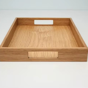 Decoration IndianArtVilla Polished Eco-Friendly <b>Wooden</b> Tray Plumeria <b>Flower</b> Design Multipurpose Serving Home Decor Kitchen - Product Image 1