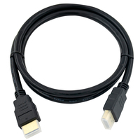 Câble SIPU plaqué or 24 carats, 1,5 m, gaine PVC, conducteur en cuivre nu, matériau CCS, résolution 4K pour PS4/projecteurs