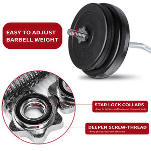 مبيعات المصنع مباشرة معدات رفع الأثقال الاسمنت Ez الحديد حليقة بار الحديد مجموعة قابل للتعديل الحديد الدمبلز - Product Image 4