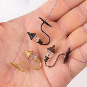 LED luce di plastica in miniatura forniture immobiliari 3D modelli architettonici stampati in resina modello di palo della luce - Product Image 1